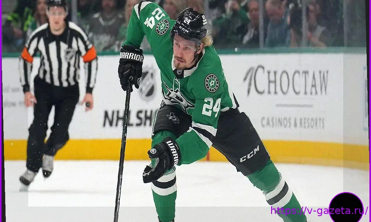 Нападающий «Далласа» Хинтц выбыл из третьего матча серии против «Миннесоты»